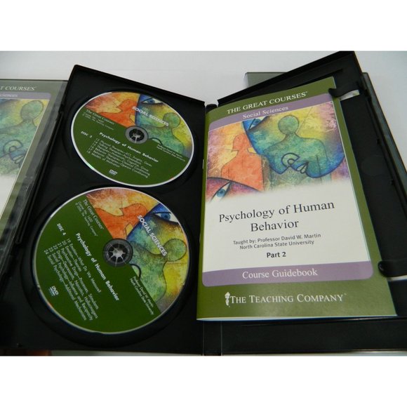 Psychology of Human Behavior Social Sciences The Great Courses 1-3 6 DVD 3 Books - Picture 12 of 16